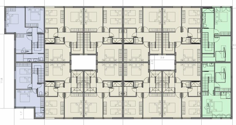 Transformation de bureaux en 12 maisons, Cormeilles-en-Parisis